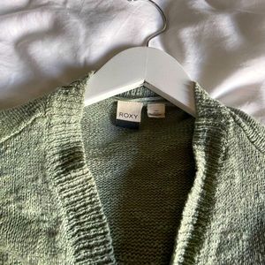 Roxy Valley Shades Cardigan in Seafoam, size L